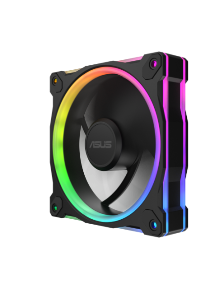 ASUS Prime MR120 Fan ARGB Reverse Black Carcasa del ordenador Ventilador 12 cm Negro