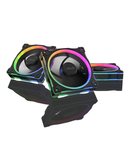 ASUS Prime MR120 Fan ARGB Reverse Black 3in1 Carcasa del ordenador Ventilador 12 cm Negro 3 pieza(s)