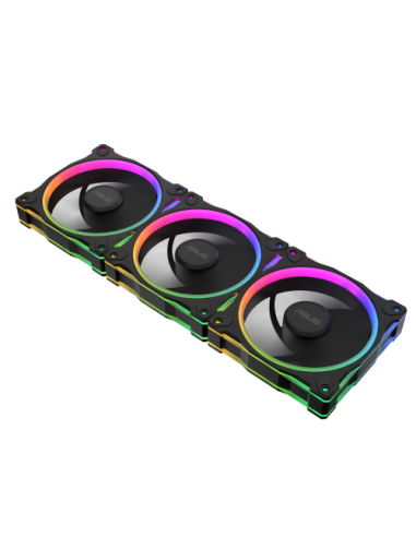 ASUS Prime MR120 Fan ARGB Reverse Black 3in1 Carcasa del ordenador Ventilador 12 cm Negro 3 pieza(s)