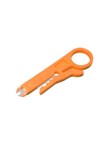 PERFORADORA CABLE EWENT / HERRAMIENTAS DE CONEXION Y CORTE PRESION PARA CONECTORES HEMBRA RJ45 / RJ11 / PANELES Y ROSETAS / WPC-