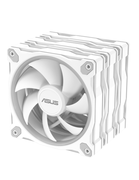 ASUS Prime MR120 Fan ARGB White 3in1 Carcasa del ordenador Ventilador 12 cm Blanco