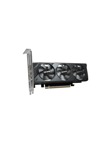 GIGABYTE GeForce RTX 5050 OC Low Profile 8G Tarjeta Gráfica - 8GB GDDR6, 128bit, PCI-E 5.0, 2587MHz Frecuencia del núcleo, 2 x D