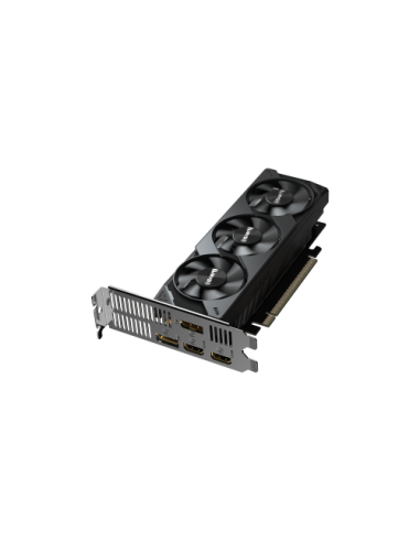 GIGABYTE GeForce RTX 5050 OC Low Profile 8G Tarjeta Gráfica - 8GB GDDR6, 128bit, PCI-E 5.0, 2587MHz Frecuencia del núcleo, 2 x D