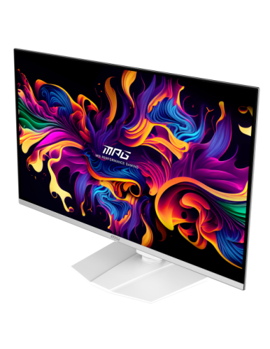 MSI MPG 321URXW QD-OLED pantalla para PC 80 cm (31.5") 3840 x 2160 Pixeles 4K Ultra HD Blanco