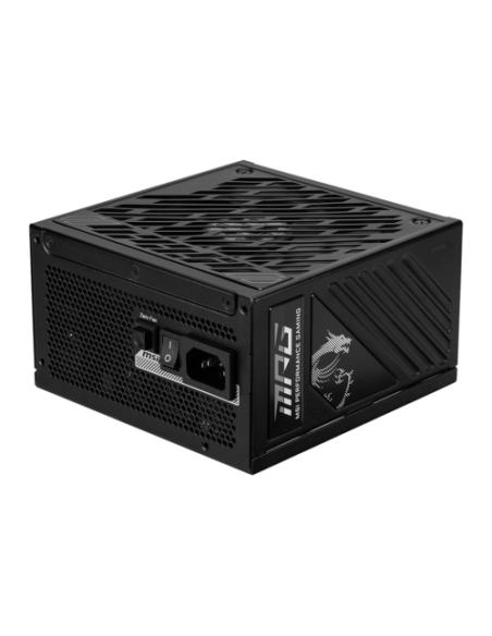 MSI MPG A1250GS PCIE5 unidad de fuente de alimentación 1250 W 20+4 pin ATX ATX Negro