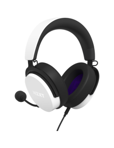 NZXT RELAY AURICULARES CON MICROFONO, DTS, BLANCO