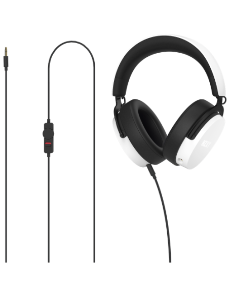 NZXT RELAY AURICULARES CON MICROFONO, DTS, BLANCO
