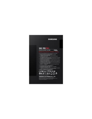 HD SSD 2TB SAMSUNG M.2 2280 PCIE 4.0 990 PRO PS5-PC MZ-V9P2T0BW