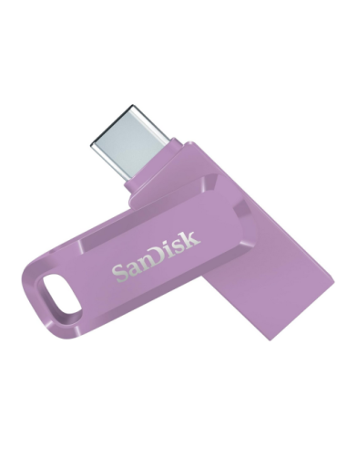 SanDisk Ultra Dual Drive Go USB 128GB unidad flash USB USB Type-A / USB Type-C 3.2 Gen 1 (3.1 Gen 1) Lavanda