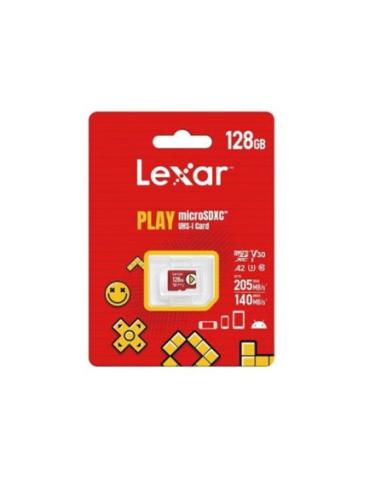 LEXAR 128GB PLAY MICROSDXC™ UHS-I CARDS, UP TO 205MB/S READ, 140MB/S WRITE, C10 A2 V30 U3