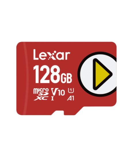 LEXAR 128GB PLAY MICROSDXC™ UHS-I CARDS, UP TO 205MB/S READ, 140MB/S WRITE, C10 A2 V30 U3