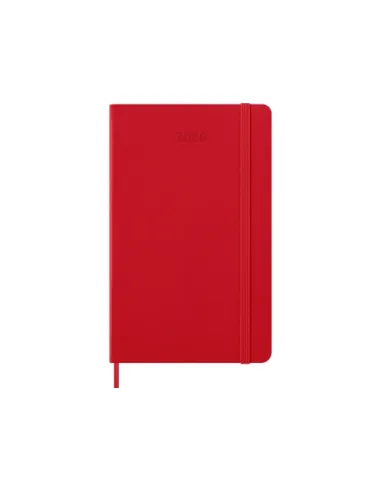 AGENDA 2026 TAPA DURA 12 MESES DIARIA L (13 X 21 CM) ROJO MOLESKINE DHF212DC3Y26