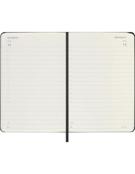 AGENDA 2026 TAPA DURA 12 MESES DIARIA P (9 x 14 CM) NEGRA MOLESKINE DHB12DC2Y26