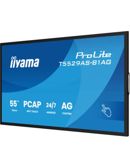 MONITOR IIYAMA 55" ALL-IN-ONE INTERACTIVE DISPLAY/ ANDROID 14 OS/ 3840X2160, 4K UHD PANEL, 2XHDMI + USB-C (DP-ALT), 450CD/M², US