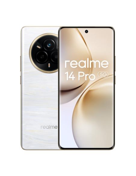 realme 14 Pro 5G 17,2 cm (6.77") SIM doble Android 15 USB Tipo C 8 GB 256 GB 6000 mAh Blanco