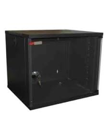ARMARIO RACK 19" 6U 540x450x310 MM PUERTA CRISTAL P/N: WPN-RWA-06604-B
