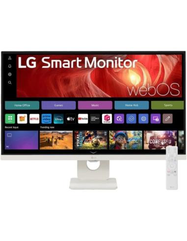 MONITOR LG 27U731SA-W - MONITOR MYVIEW 27", PANEL IPS, (3840 X 2160), 60HZ, 5MS (GTG), WEBOS 24, DCI-P3 90%, AJUSTE EN INCLINACI