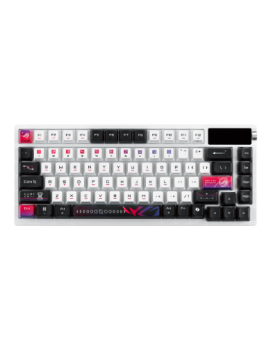 ASUS ROG Azoth X teclado Juego USB + RF Wireless + Bluetooth Negro, Blanco