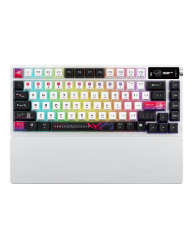 ASUS ROG Azoth X teclado Juego USB + RF Wireless + Bluetooth Negro, Blanco