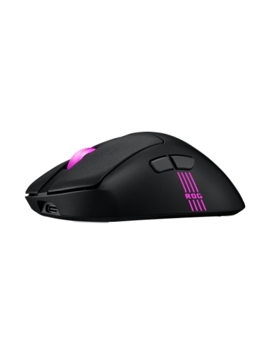 ASUS ROG Keris II Origin BLK ratón Juego mano derecha RF Wireless + Bluetooth + USB Type-A Óptico 42000 DPI