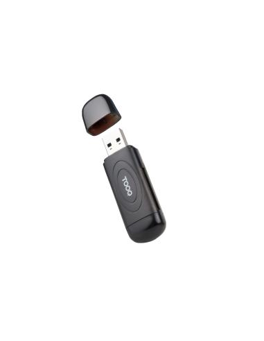 LECTOR TARJETAS USB-A 3.0 SDTF NEGRO TOOQ TQR-3002B