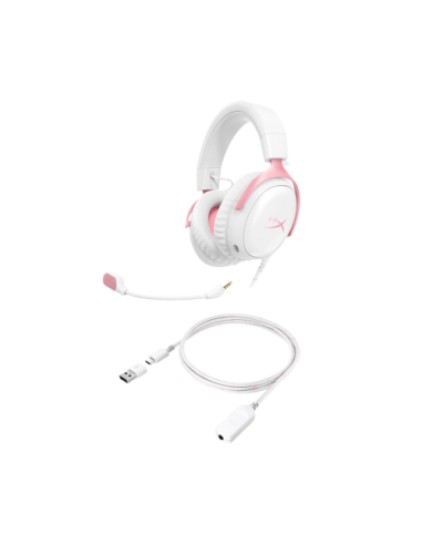HP HYPERX CLOUD III WHITE-PINK - GAMING HEADSET - 9W1Q4AA