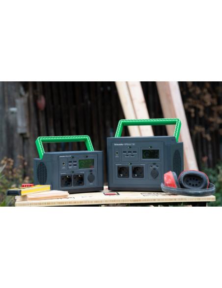 SCHNEIDER OFFGRID PORTABLE POWER STATION 730, 738WH LITHIUM-ION, 2 SCHUKO, SINEWAVE