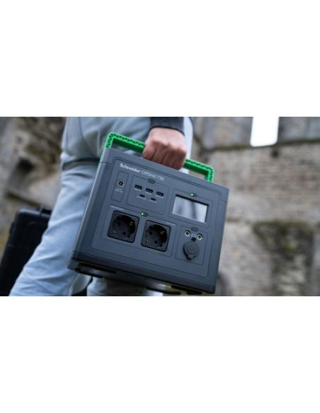 SCHNEIDER OFFGRID PORTABLE POWER STATION 730, 738WH LITHIUM-ION, 2 SCHUKO, SINEWAVE