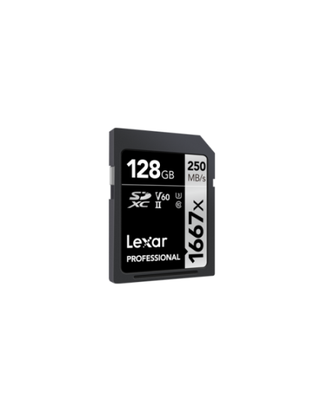 Lexar SDXC, 128 GB UHS-II Clase 10