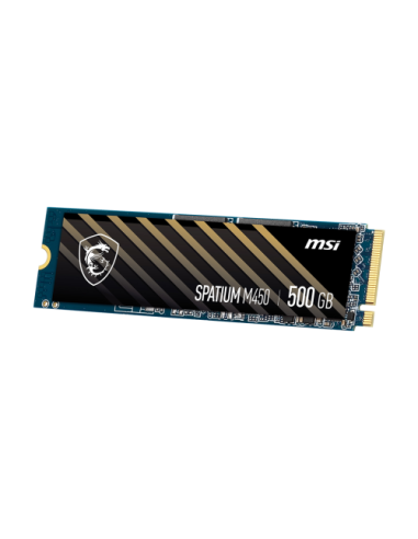 MSI Spatium M450 PCIe 4.0 NVMe M.2 500GB V1 PCI Express 4.0 3D NAND