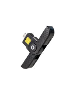 LECTOR TARJETAS DNIE USB-C 2.0 NEGRO TOOQ TQR-3011B