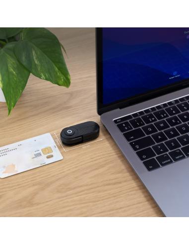 LECTOR TARJETAS DNIE USB-C 2.0 NEGRO TOOQ TQR-3011B