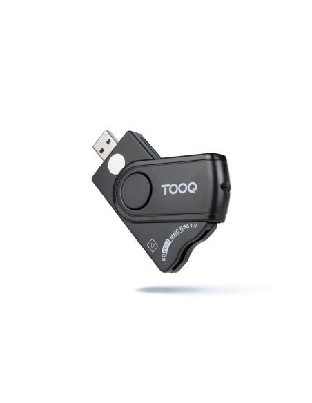 LECTOR TARJETAS DNIE SIM SDTF USB-A NEGRO TOOQ TQR-3012B