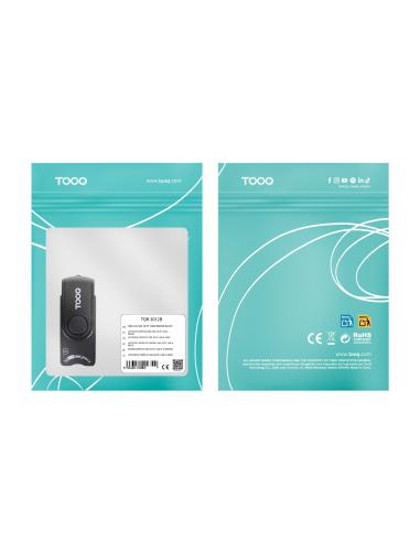 LECTOR TARJETAS DNIE SIM SDTF USB-A NEGRO TOOQ TQR-3012B