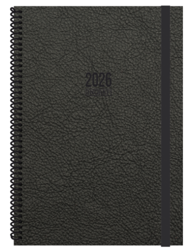 AGENDA 2026 TOKIO D/P 17x24 NEGRO CASTELLANO INGRAF 356562