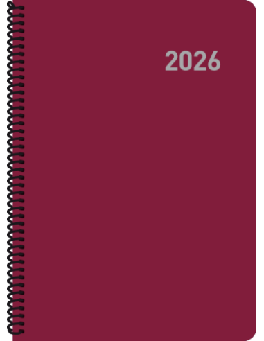 AGENDA 2026 PARIS D/P 15x21 CON ESPIRAL COLORES SURTIDOS CATALAN INGRAF 356425