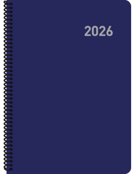 AGENDA 2026 PARIS D/P 15x21 CON ESPIRAL COLORES SURTIDOS CATALAN INGRAF 356425