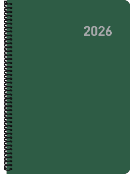 AGENDA 2026 PARIS D/P 15x21 CON ESPIRAL COLORES SURTIDOS CATALAN INGRAF 356425