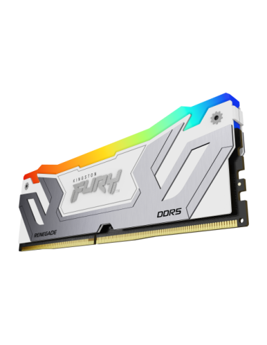 MEMORIA KINGSTON 48GB 8400MT/S DDR5 CL40 CUDIMM (KIT OF 2) FURY RENEGADE RGB WHITE XMP - KF584CU40RWAK2-48