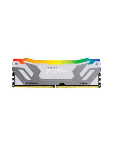 MEMORIA KINGSTON 48GB 8400MT/S DDR5 CL40 CUDIMM (KIT OF 2) FURY RENEGADE RGB WHITE XMP - KF584CU40RWAK2-48