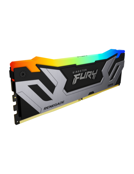 MEMORIA KINGSTON 48GB 8400MT/S DDR5 CL40 CUDIMM (KIT OF 2) FURY RENEGADE RGB SILVER XMP - KF584CU40RSAK2-48