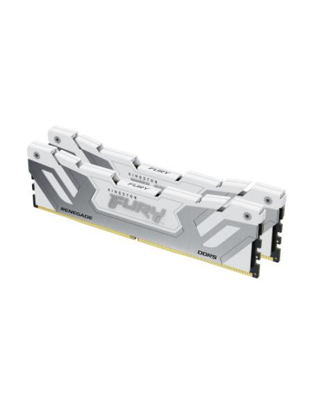 MEMORIA KINGSTON 48GB 8400MT/S DDR5 CL40 CUDIMM (KIT OF 2) FURY RENEGADE WHITE XMP - KF584CU40RWK2-48