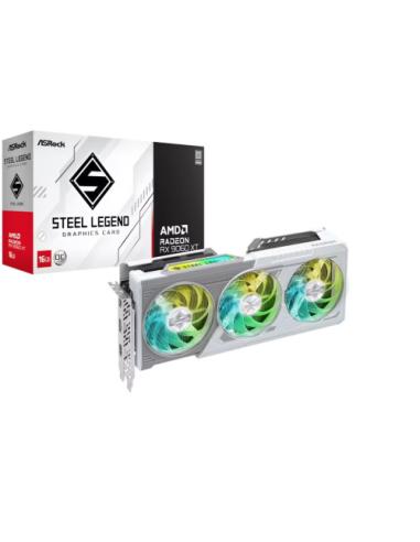 VGA ASROCK RX9060XT SL 16GO,AMD,RX9060XT,16GB,GDDR6,128BIT,2HDMI+2DP (3 VENTILADORES)
