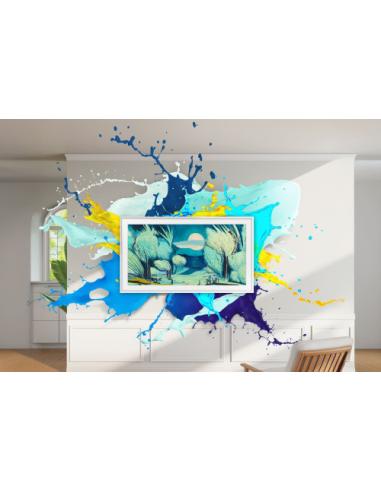SAMSUNG SMARTV THE FRAME QLED 4K TV 43", TQ43LS03BGUXXC, 120HZ, DOLBY ATMOS, 40W, BIXBY, ALEXA, GOOGLE ASSISTAND, 3500 PQI, 4 x 
