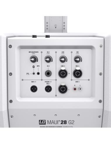 LD Systems MAUI 28 G2 W conjunto de altavoces 1000 W Universal Blanco De 3 vías Bluetooth