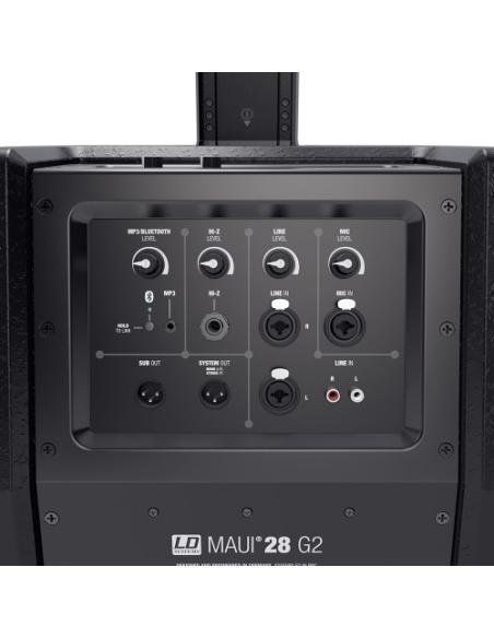 LD Systems MAUI 28 G2 conjunto de altavoces 1000 W Universal Negro De 3 vías Bluetooth