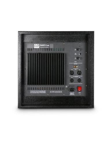 LD Systems Dave 8 XS conjunto de altavoces 350 W Universal Negro 2.1 canales De 2 vías