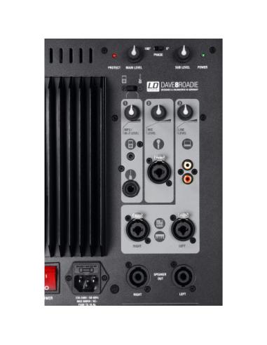 LD Systems DAVE 8 ROADIE conjunto de altavoces 115 W Negro