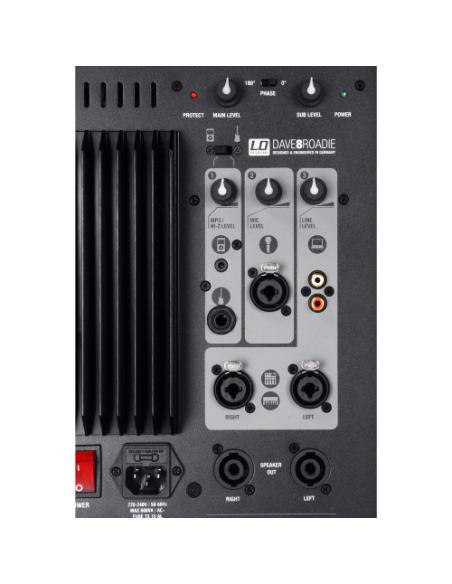 LD Systems DAVE 8 ROADIE conjunto de altavoces 115 W Negro