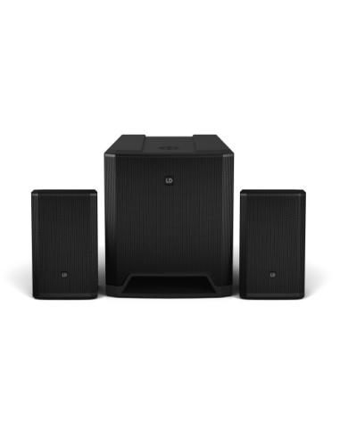 LD Systems DAVE 18 G4X Negro Inalámbrico y alámbrico 2000 W
